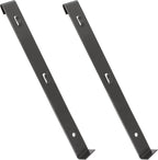 Akro-Mils 98400 Mounting Bracket | Suspension Staps for Hanging 19 Series Steel Cabinets on Akro-Mils ProCart Utility Carts and Akrobins Louvered Panels, 2-Pack , Grey