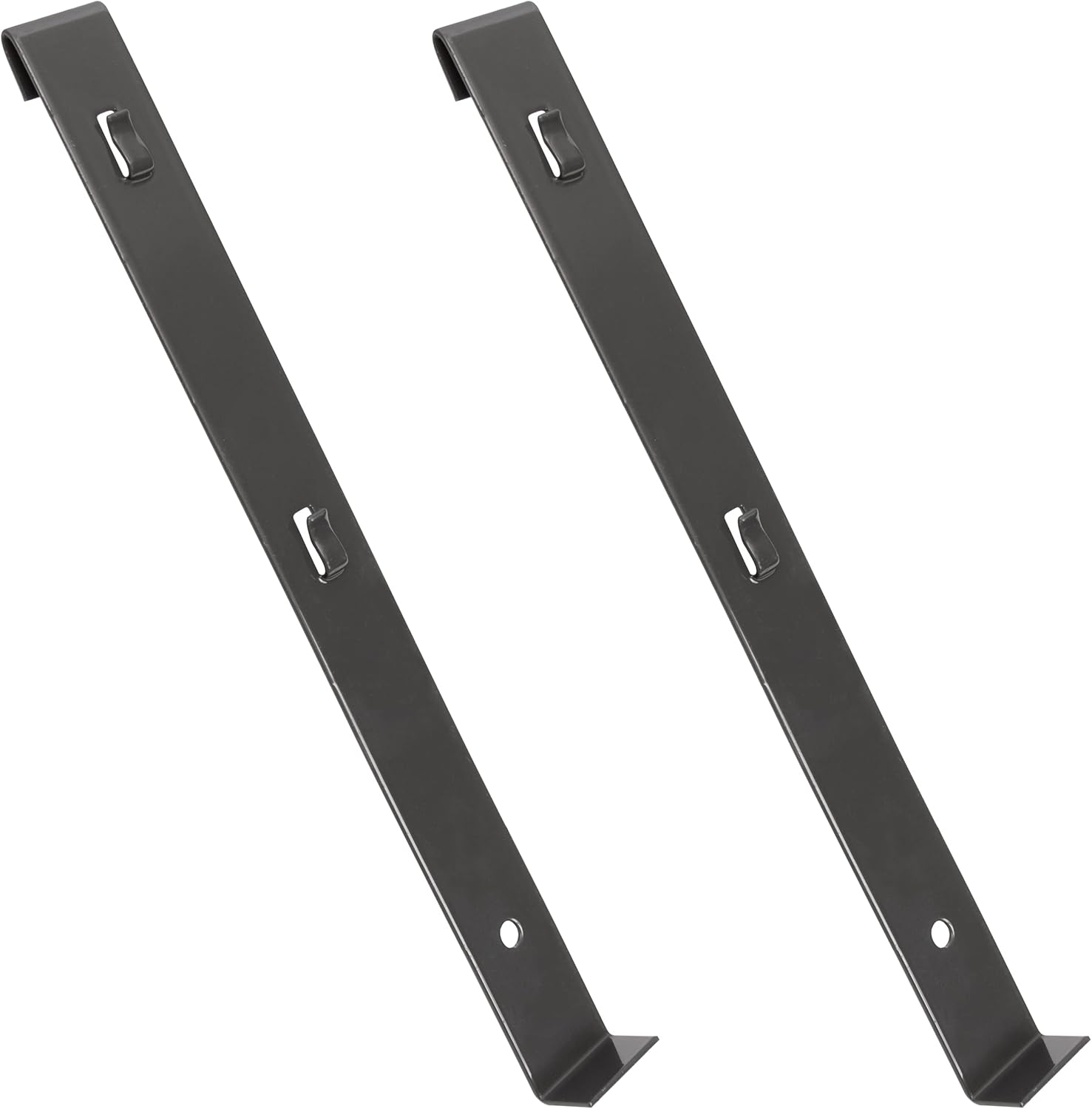 Akro-Mils 98400 Mounting Bracket | Suspension Staps for Hanging 19 Series Steel Cabinets on Akro-Mils ProCart Utility Carts and Akrobins Louvered Panels, 2-Pack , Grey