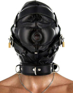 Strict Leather Sensory Deprivation Hood- ML`