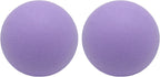 Hard Lacrosse Ball Massage Ball Therapy. Firm Trigger Point Massager Tool for Deep Tissue Yoga Physiotherapy Myofascial Release Muscle Relax Plantar Fasciitis Pain Relief (2 Pack) (Purple)