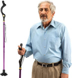 Walking Cane for Men and Women - Special Balancing Stick With 10 Adjustable Heights - Self Standing, Folding, Portable, Collapsible, and Comfortable