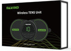 Wireless TENS Unit 8 Modes Muscle Stimulator for Pain Relief, Miniature Rechargeable TENS Device with Button Control, TENS Unit Massager for Back Sciatica Shoulder(3pads)