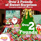 Bulk Candy Variety Pack - Christmas Gift Box – Over 2 Pounds of Festive Holiday Candy – Individually Wrapped Assorted Treats in a Beautiful Christmas Gift Box – Perfect for Gifts, Parties & Stocking Stuffers