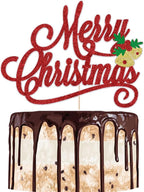 Merry Christmas Cake Topper Christmas Theme Baby Shower Happy New Year Party Cake Decor