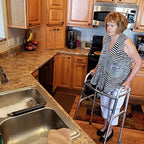 CAREX Folding Walker for Seniors, 30-37 Inches, 1 Count