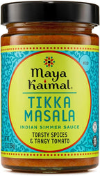 Maya Kaimal Tikka Masala Sauce, Mild Indian Simmer Sauce with Tomato and GaramMasala Spices. Vegetarian, Gluten Free, 12.5 oz