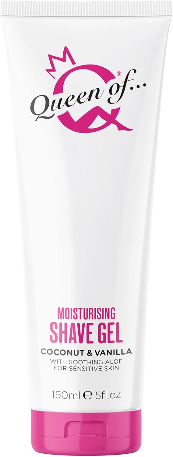 Queen of Ooh la la! Sensitive Moisturising Coconut and Vanilla Shaving Gel For Women 150ml