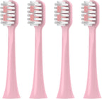 Replacement Toothbrush Heads,Compatible For Sarmocare S100 S200 S600 S700 S800 S900 S710 S820 S910 Electric For X100(4pcs PINK)