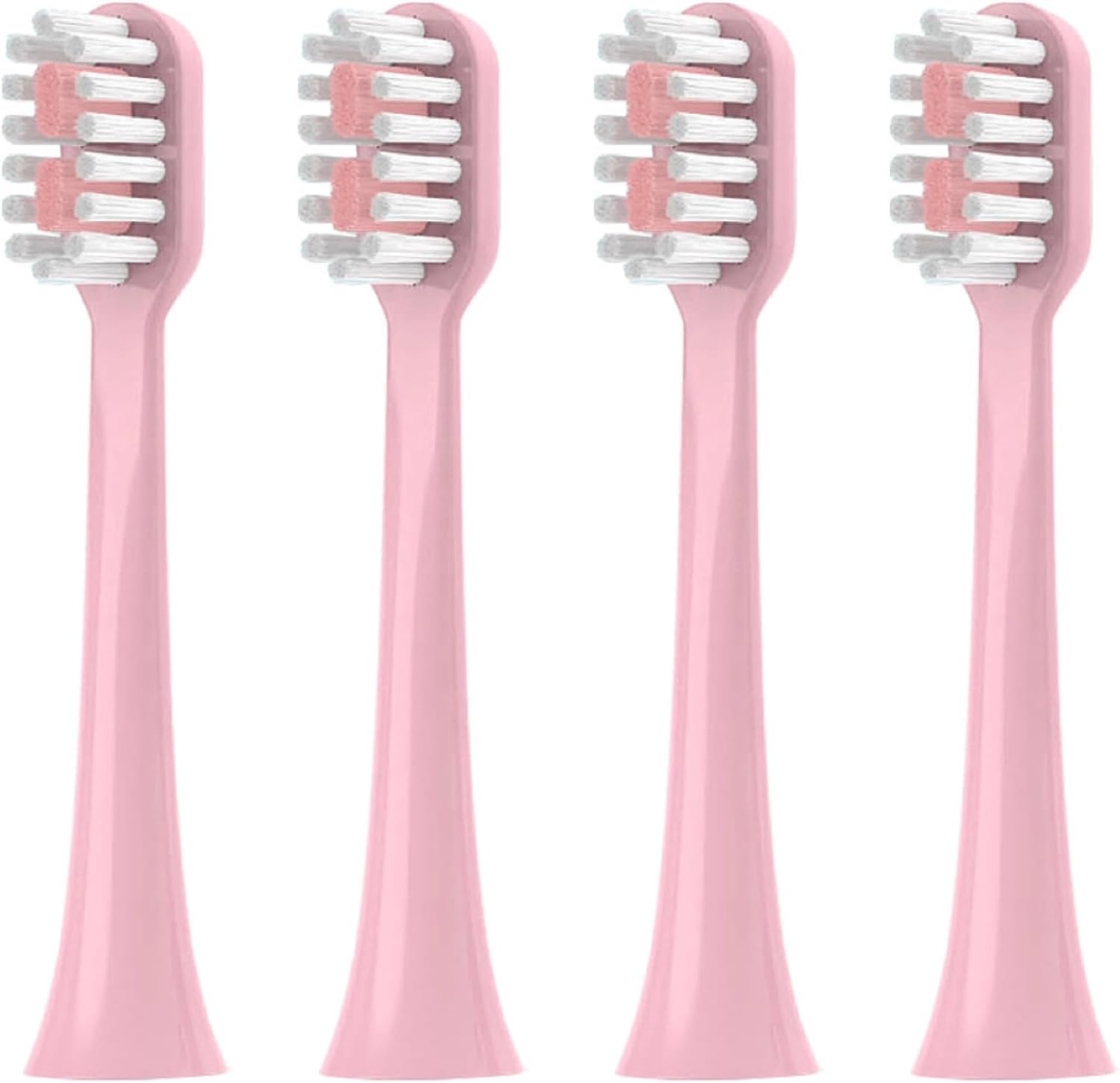 Replacement Toothbrush Heads,Compatible For Sarmocare S100 S200 S600 S700 S800 S900 S710 S820 S910 Electric For X100(4pcs PINK)