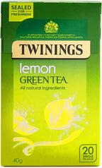 Twinings Green Tea & Lemon Teabags, 40 g