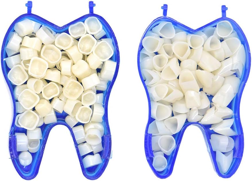 Angzhili Dental Temporary Crown Kit Dental Material Anterior Front & Molar Posterior Temporary Crown Veneers(Pack of 2)
