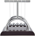 ZJchao 's Desk Toy – Aluminum Swinging Set for Stress Relief, & Office Decor, Silent Motion & Balance