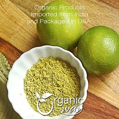 Organic Way Lemon Peel Powder (Citrus Limon) - Organic & Kosher Certified | Raw, Vegan, Non GMO & Gluten Free | USDA Certified | Origin - India (8 Ounce (Pack of 1))