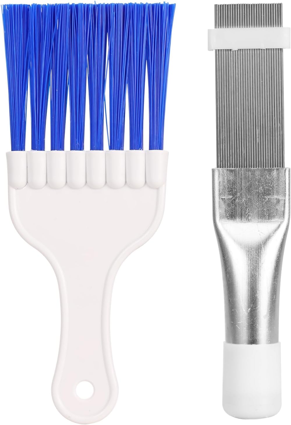 Air Conditioner Condenser Fin Cleaning Brush Stainless Steel Coil Condenser Brush AC Fin Comb Refrigerator Coil Cleaning Whisk Brush Evaporator Radiator Repair Tool