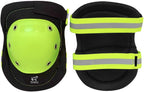 Global Glove KP401 - FrogWear High-Visibility Knee Pads - One Size,Hi Vis Yellow, Black
