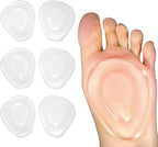 Metatarsal Pads Ball of Foot Cushions Gel Forefoot Pads Adhesive Shoe Inserts for Heels Flats Boots Sneakers Universal Fit for Men Women 3 Pairs (One Size Fits All, Count, 6)
