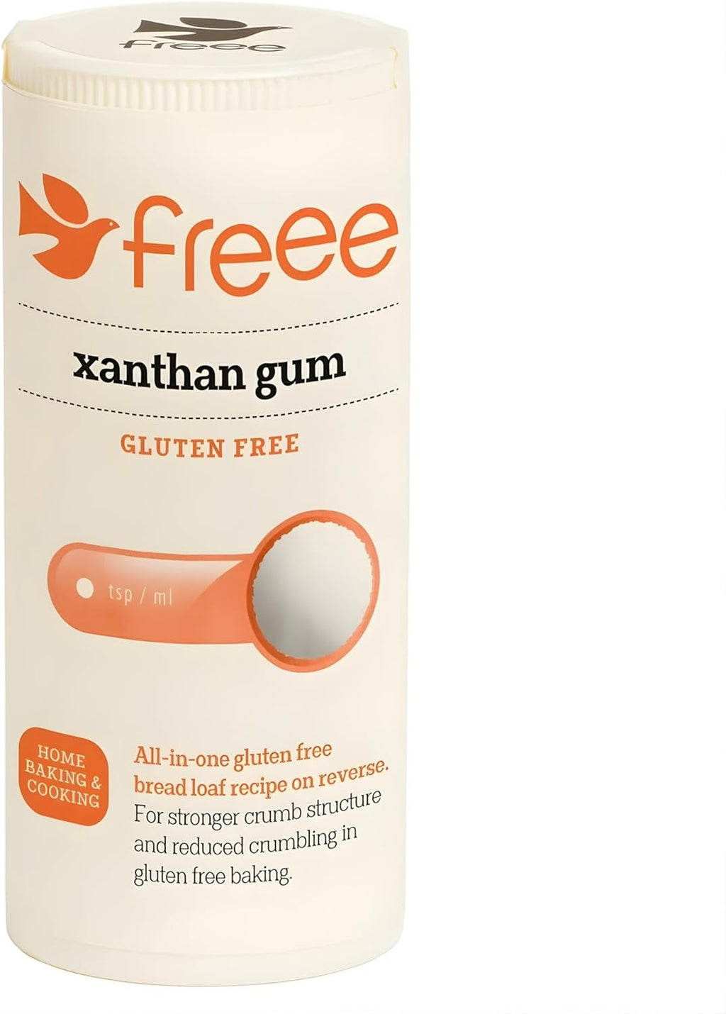 freee Gluten Free Xanthan Gum Powder 3.53 Oz (100 g) | Thickener, Binder & Stabilizer | For Baking, Sauces, Soups, Desserts, Ice Cream | Kosher, Vegan, GF, Halal | Imported from UK