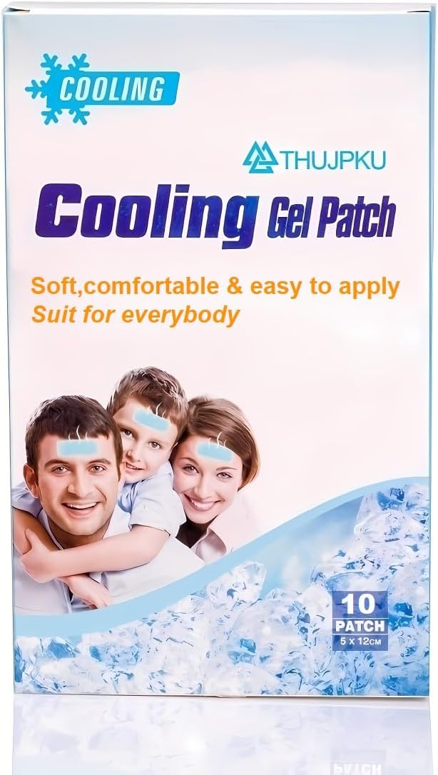 10 Sheets Cooling Patches for Body Cooling, Mobile Phone Cooling