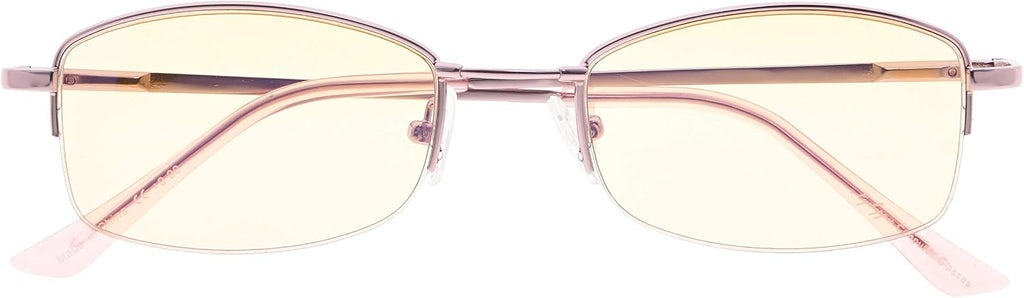 CessBlu UV Blue Light Filter Glasses Bendable Bridge Computer Eyeglasses Women Reading