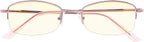 CessBlu UV Blue Light Filter Glasses Bendable Bridge Computer Eyeglasses Women Reading