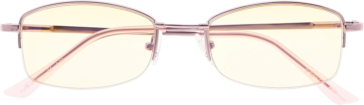 CessBlu UV Blue Light Filter Glasses Bendable Bridge Computer Eyeglasses Women Reading