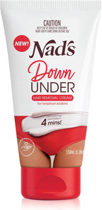 Nad's Down Under Cream for Women, Intimate Hair Removal Cream 150 ml