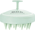 HEETA Scalp Massager Hair Growth, Soft Silicone Scalp Scrubber Shampoo Brush for Exfoliation, Dandruff Removal & Head Massage Stress Relax, Wet & Dry Use for Thick, Thin Hair Care, Wheat Straw Green