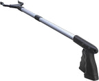 2024 Upgrade PowerGrip T9, Grabber Reacher Tool, Wide Jaw, Foldable, Steel Cable, with 96 Grip Points for Firm Grip, 32" with Magnet (Black, 32 Inch)