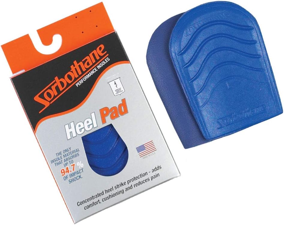 Sorbothane Heel Pads 1 Pair, W 4.5-8.5, M 3.5-6 (Metric 35-39) - Small