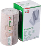 Lohmann & Rauscher Rosidal K Short Stretch Compression Bandage, For Use In The Management of Acute & Chronic Lymphedema, Edema, & Venous Insufficiency, 3.93" x 5.5 Yards (10cm x 5m), 1 Roll