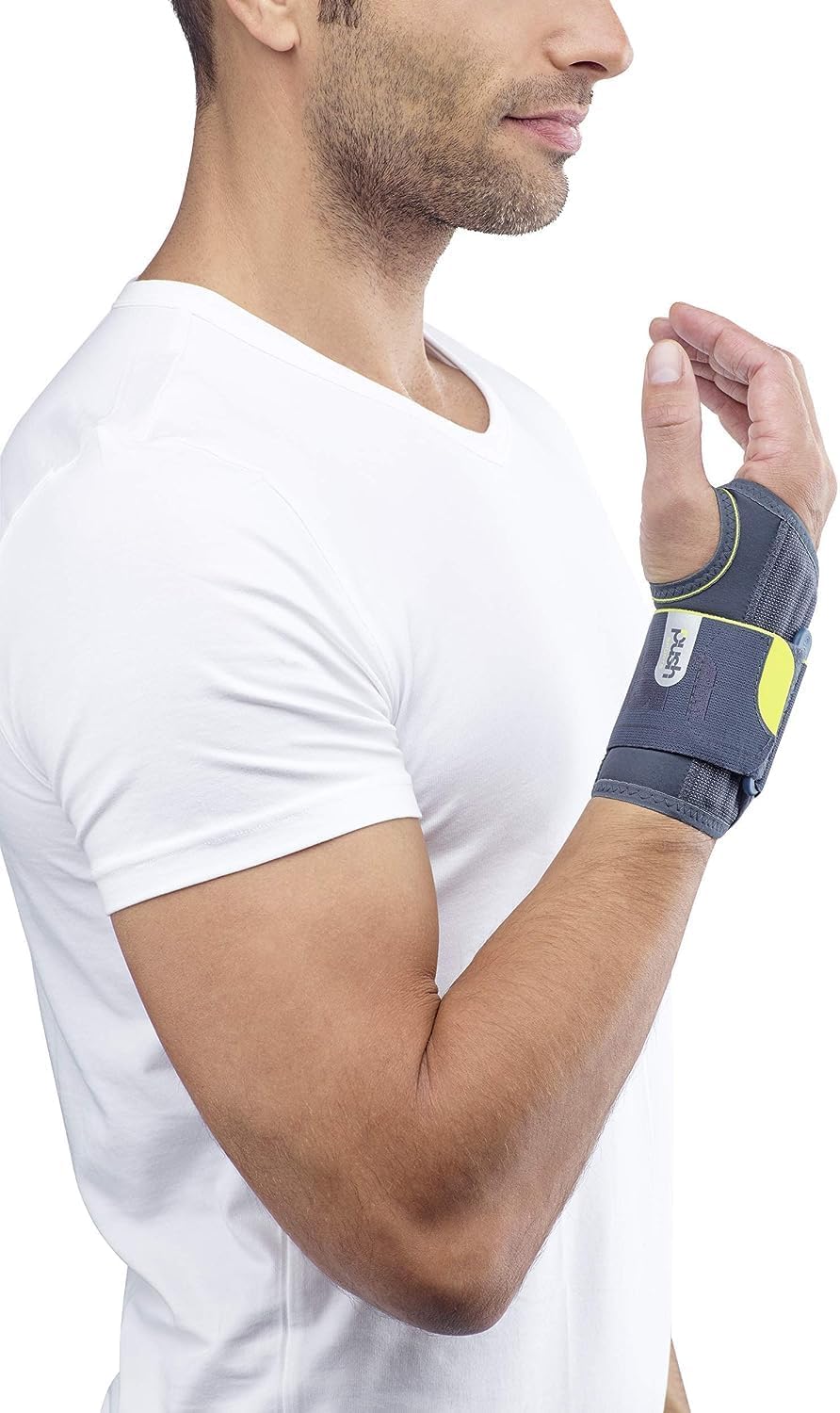 Push Sports Wrist Brace for Athletic Wrist Support. Comfortable, Easy-to-Wear Brace for Tendonitis, Fractures, Injuries, and Arthritis. (Left Medium)