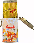 Quarta Caffe Barattolo With Avio Oro Ground Espresso Coffee 8.8oz
