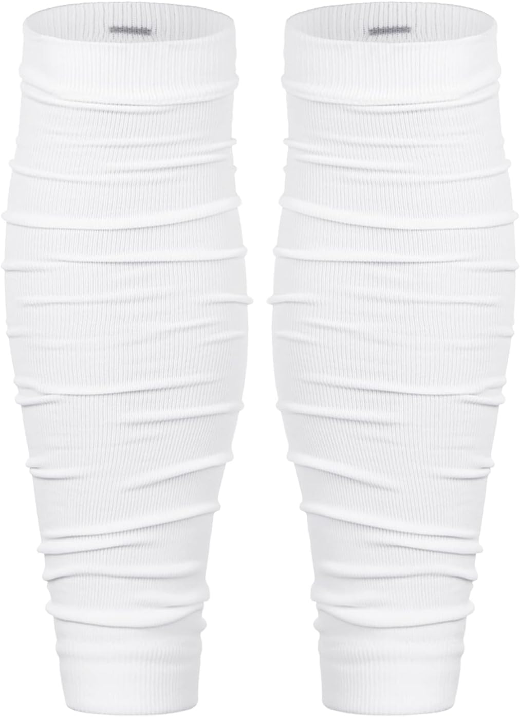 Century Star Men's Football Calf Compression Sleeves - Leg Warmers with Backplate