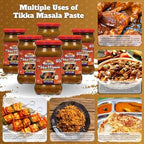 Rani Tikka Masala Cooking Spice Paste 10.5oz (300g) Glass Jar, Pack of 5+1 FREE ~ No Colors | All Natural | NON-GMO | Vegan | Gluten Free | Indian Origin
