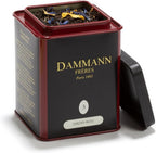 Dammann Freres Loose Leaf, Jardin Bleu, Premium Gourmet French Black Tea, Blend Strawberry, Rhubarb Flavors, 3.52 Ounce Tin