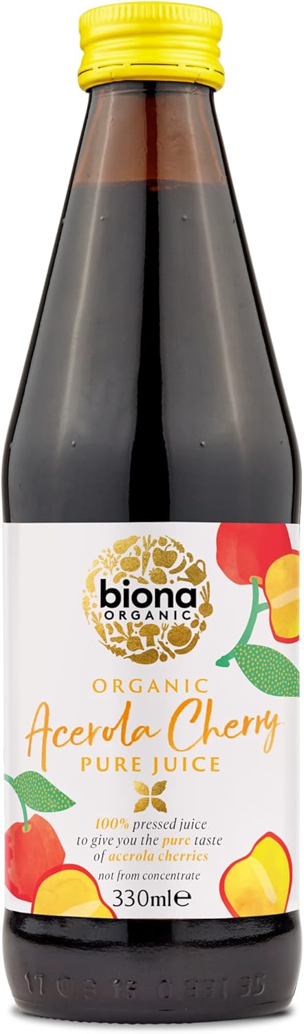 Biona Organic Acerola Cherry Pure Pressed Juice 330ml