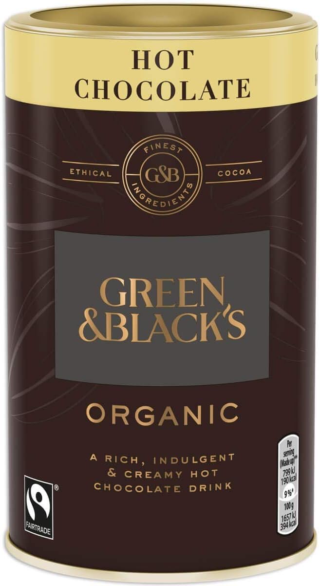 Green and Black's Organic Hot Chocolate 300 g (Pack of 3)
