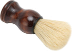 Dioche Beard Shaving Brush - Lightweight Wooden Handle Shaving Brush Beard Shave Cleaning Foaming Grooming Keep Foam Mustache Hair Care
