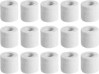 15 Pack 2 Inch x 5 Yards White Self Adhesive Bandage Breathable Cohesive Bandage Wrap Rolls Elastic Self-Adherent Tape for Stretch Athletic, Sports, Wrist, Ankle