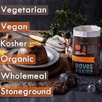 Doves Farm Organic Wholemeal Spelt Flour | Works Well in All Baking | Delicious Wheaty & Nutty Flavor | Healthy Stoneground Ancient Grain Flour | 35.27 Oz/1 kg