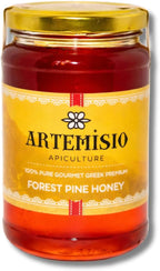Artemisio Greek Honey – 100% Pure Raw Natural Mediterranean Honey | Unfiltered, Rich Antioxidants | Gourmet Artisanal Honey Jar (470g / 16oz) (Pack of 1)