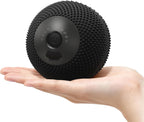 Heating Vibrating Massage Ball with 7 Modes & Memory Function for Myofascial Release, Deep Tissue and Trigger Point Muscle Therapy - Targets Back, Hip, Leg, Neck & Foot (Black)