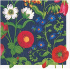 Caspari Cloisters Garden Paper Cocktail Napkins in Navy - 20 Per Package - 2 Packages