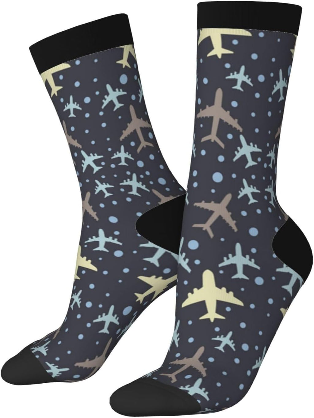 Novelty Funny Crew Socks, Cool Breathable Dress Socks Gift For Men Women