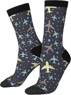 Novelty Funny Crew Socks, Cool Breathable Dress Socks Gift For Men Women