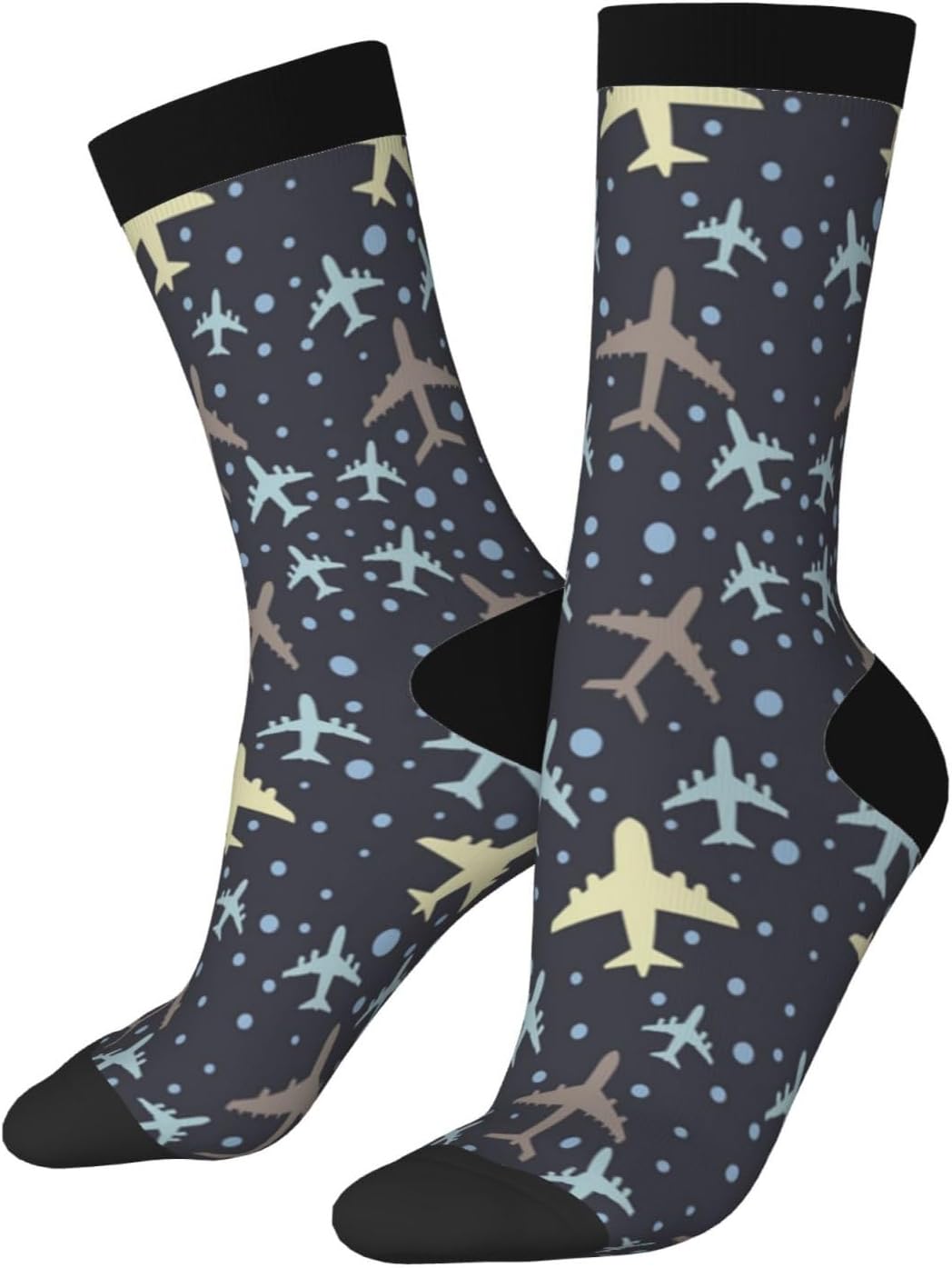 Novelty Funny Crew Socks, Cool Breathable Dress Socks Gift For Men Women