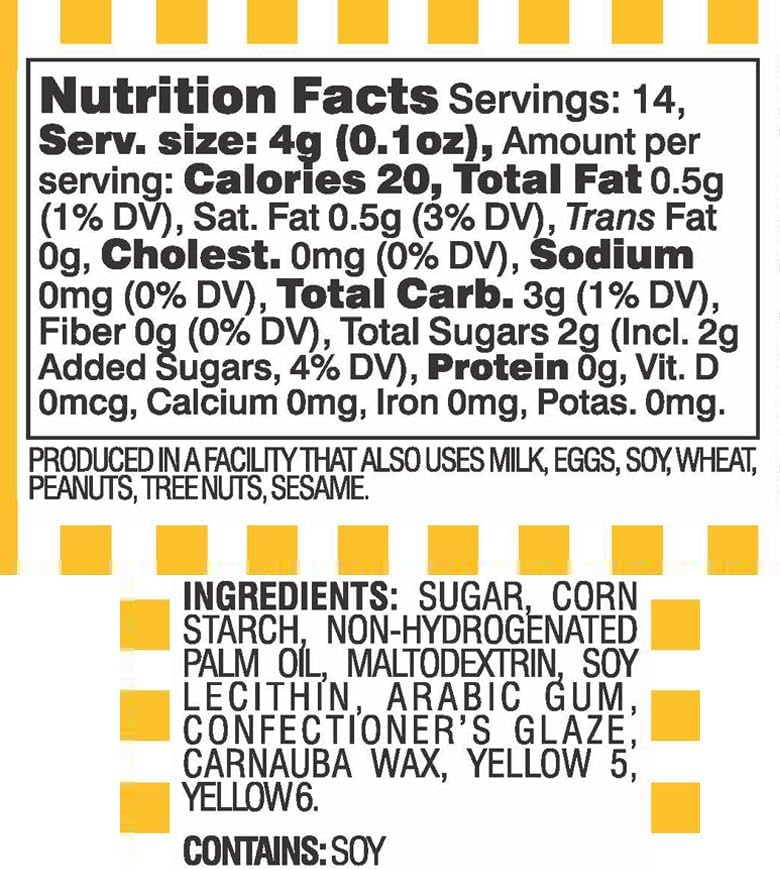 Bright Yellow Sprinkles Jimmies 2 oz, Sprinkles For Cake Decorating, Baking, Ice Cream & More, The Hampton Candy Company