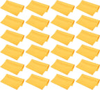 PATIKIL Eyeglass Microfiber Cleaning Cloth 7"x6", 24 Pack Glasses Cleaning Cloth Soft Suede Wipe Screen Cloth for Camera Lens Eyeglasses Screens in Individual Vinyl Pouch, Yellow