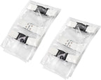 Dental Chair Mat Foot Pad Dustproof Dental Chair Toe Cover Sleeve with Elastic Bands, Plastic Washable Transparent Cover for Chairs Foot Pad (2)