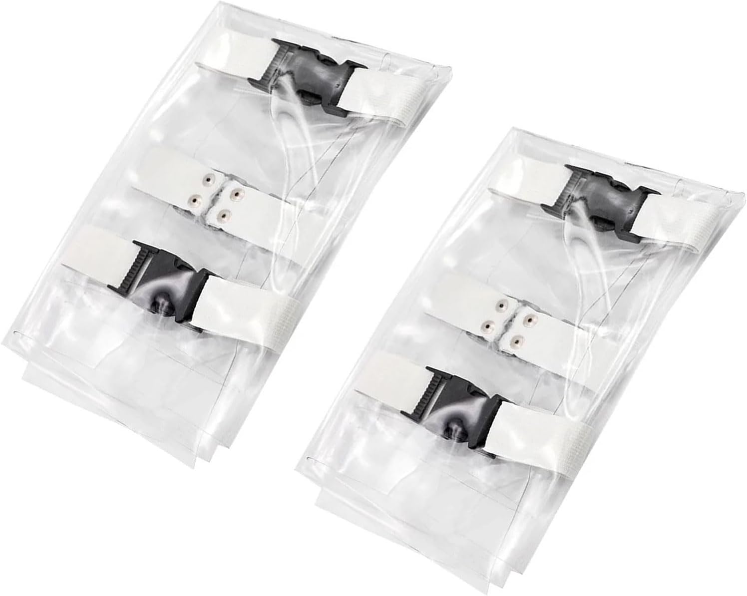 Dental Chair Mat Foot Pad Dustproof Dental Chair Toe Cover Sleeve with Elastic Bands, Plastic Washable Transparent Cover for Chairs Foot Pad (2)